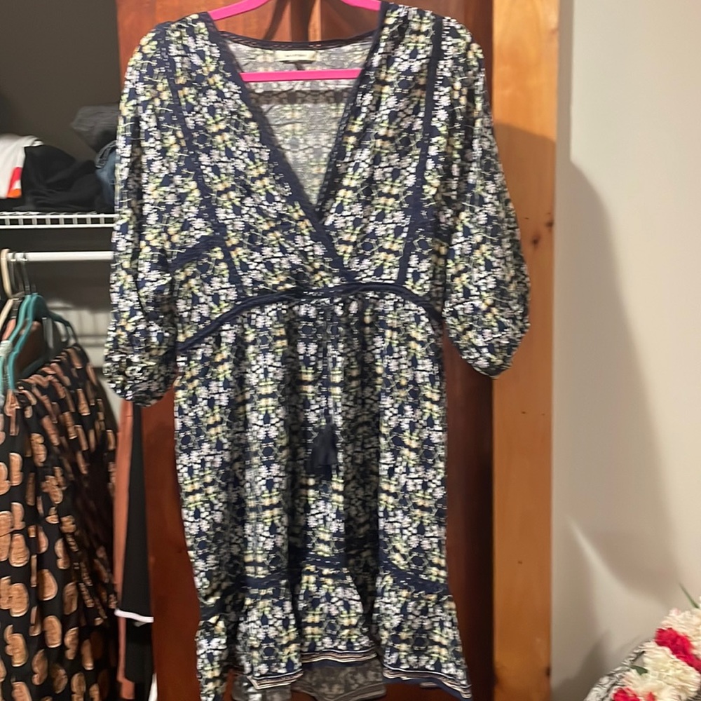 Nordstrom deep v neck dress